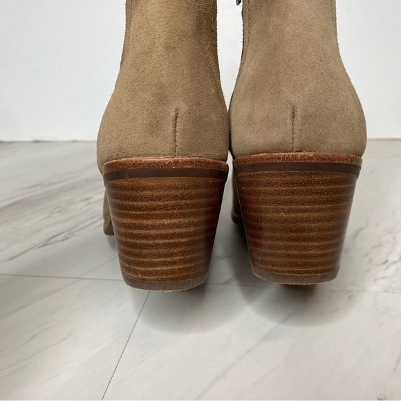 UGG Kingsburg Suede Stacked Heel Bootie 9 1/2 - Picture 4 of 15